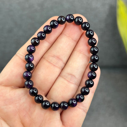 Natural Purpurite Bracelet Size 7 mm