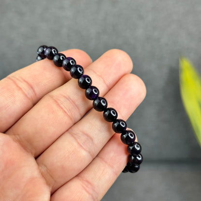 Natural Purpurite Bracelet Size 7 mm