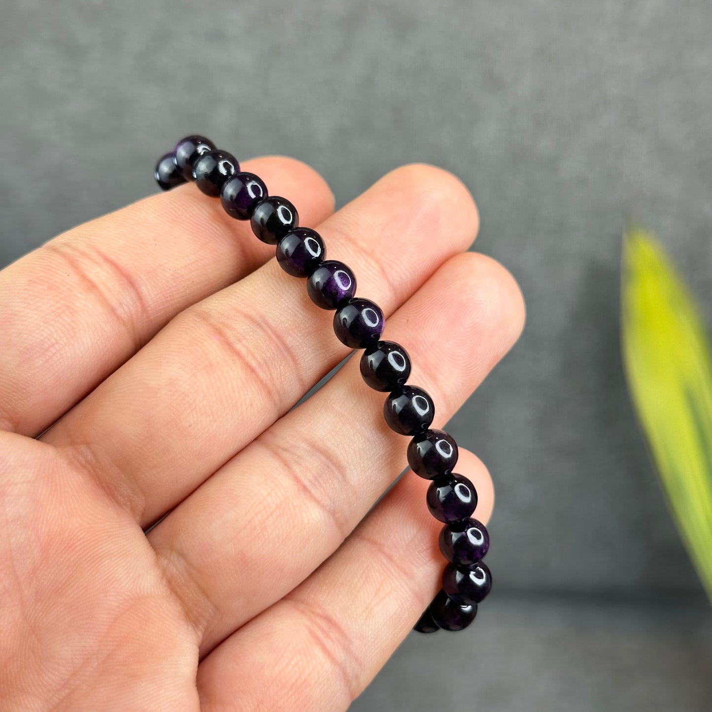 Natural Purpurite Bracelet Size 7 mm