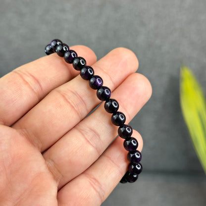 Natural Purpurite Bracelet Size 7 mm