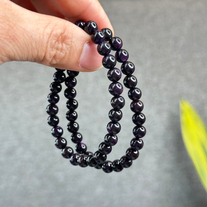 Natural Purpurite Bracelet Size 7 mm