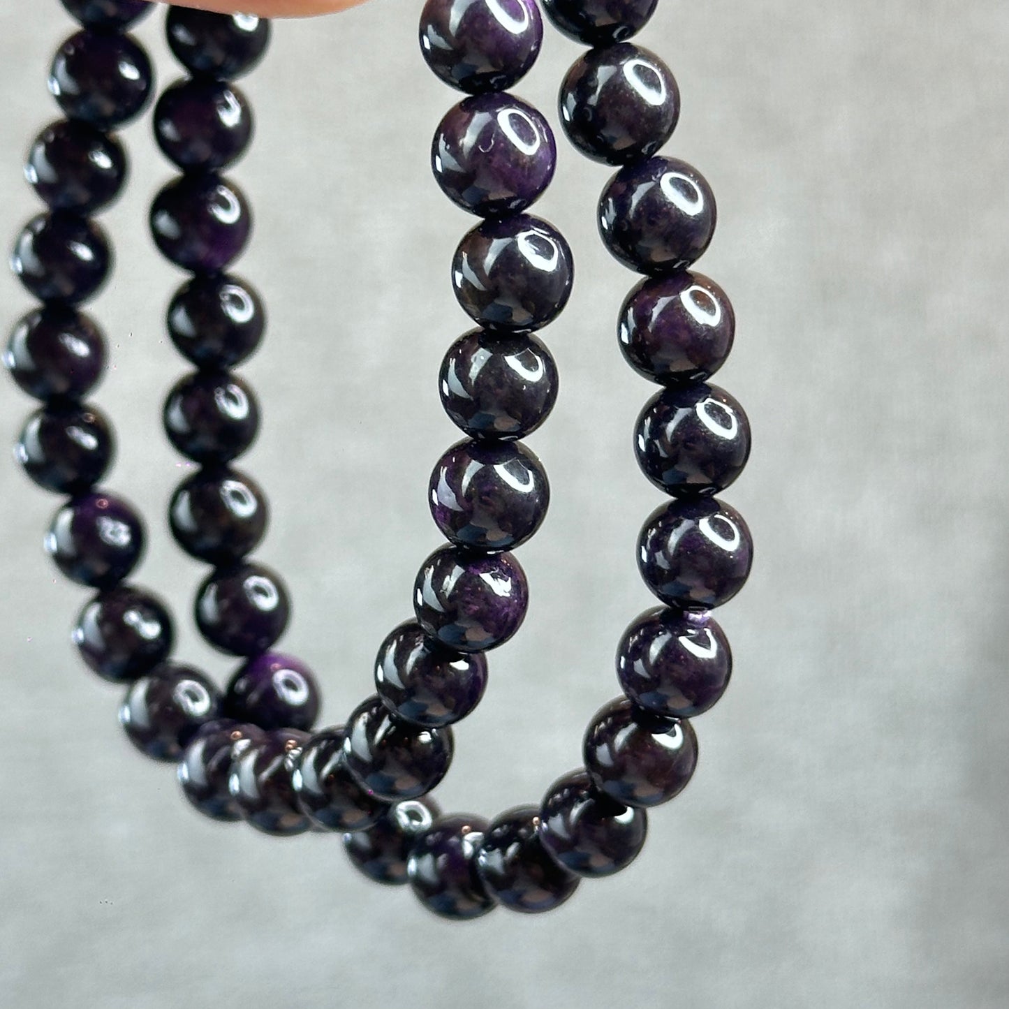 Natural Purpurite Bracelet Size 7 mm