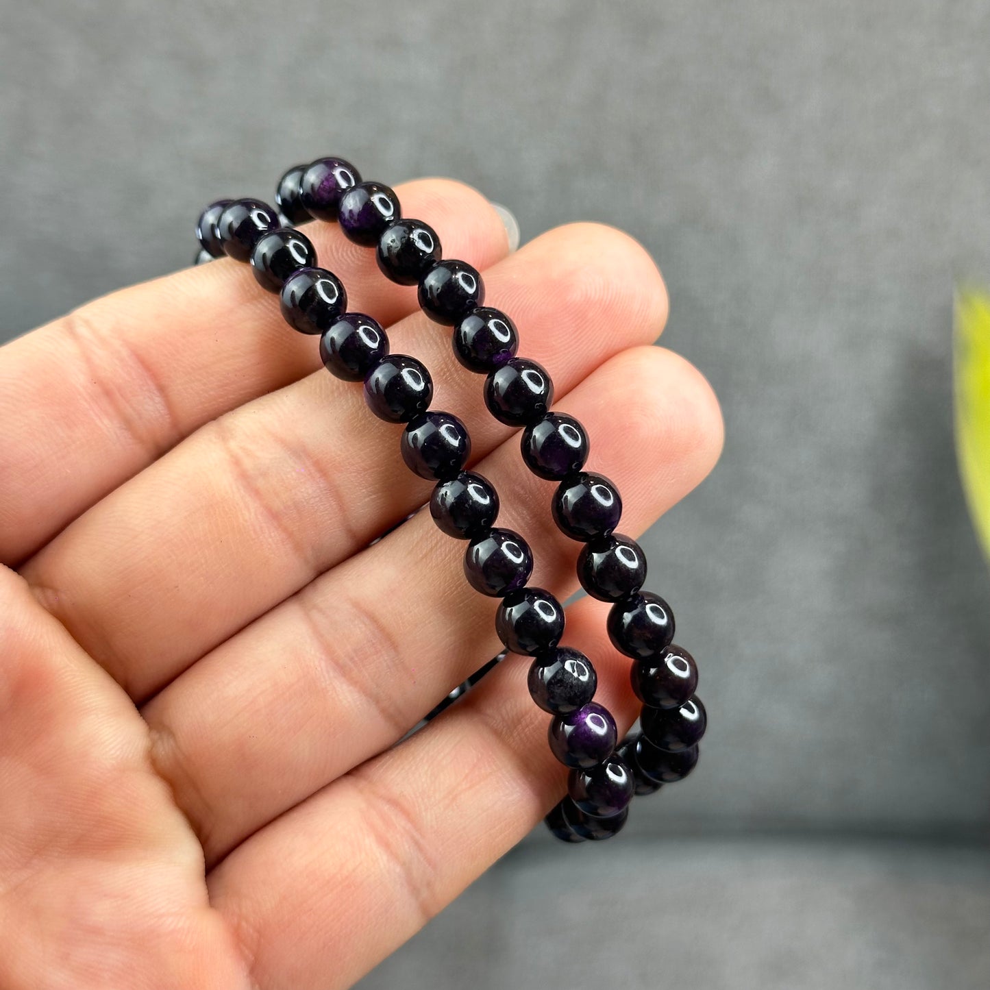 Natural Purpurite Bracelet Size 7 mm