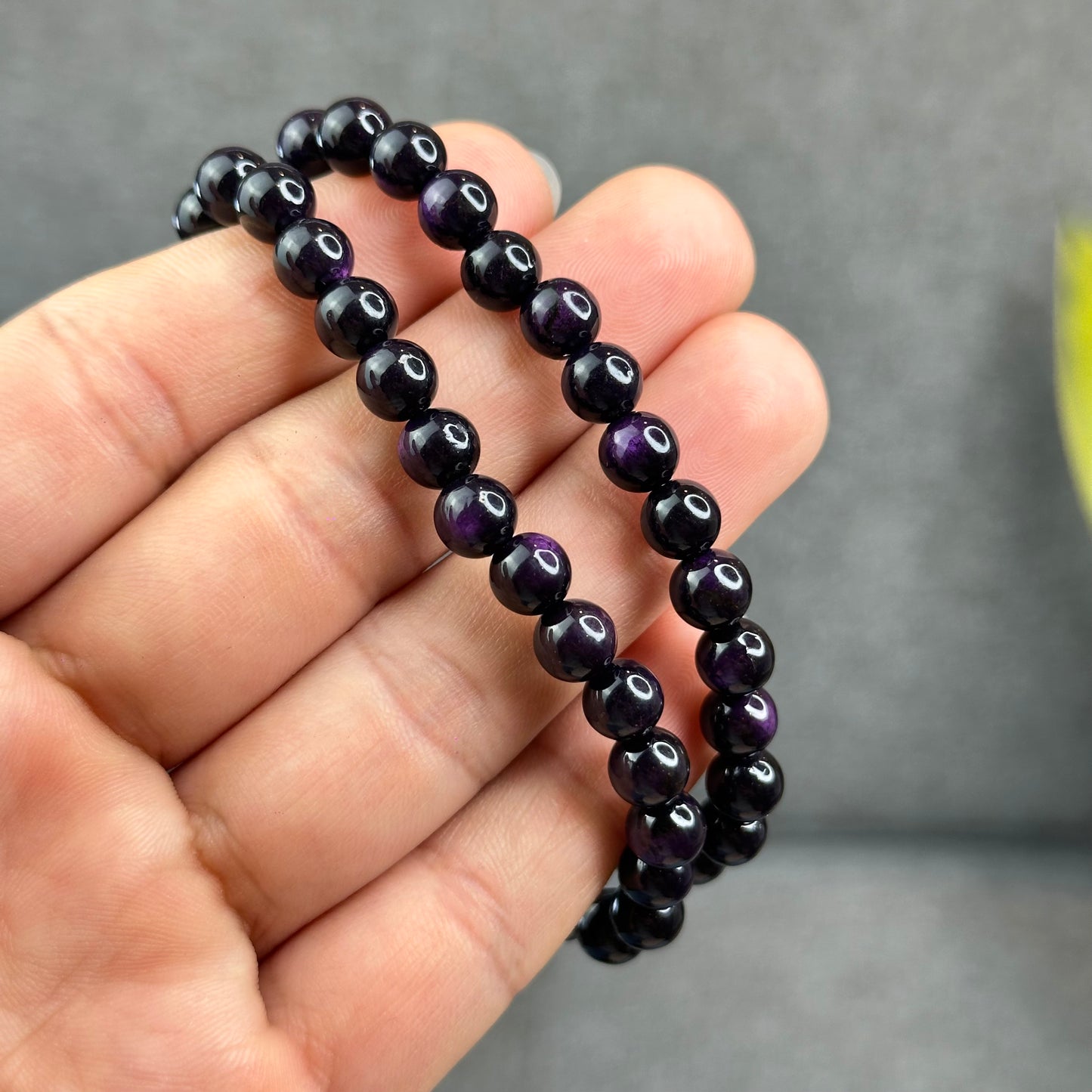 Natural Purpurite Bracelet Size 7 mm