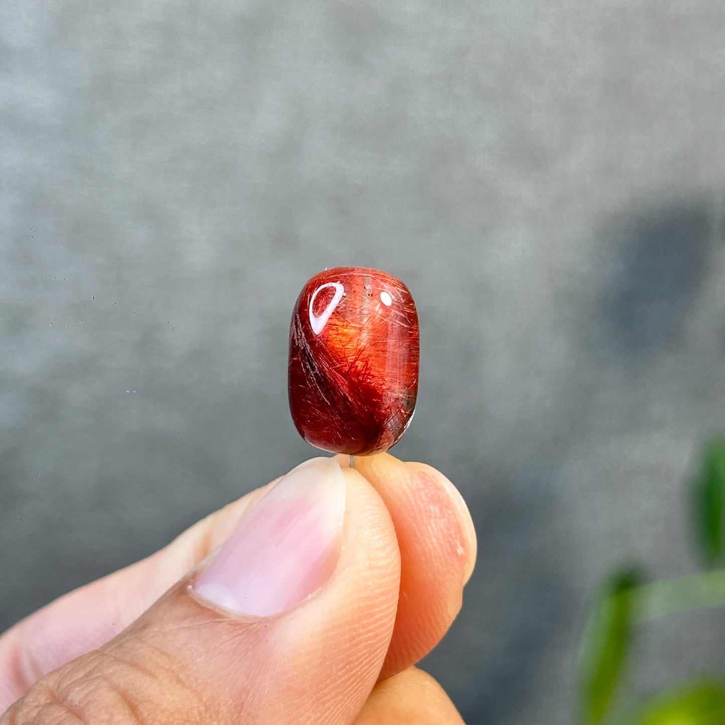 Lu Thong Red Rutilated Quartz Charm