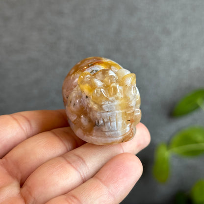 Floral Agate Pixiu Carving