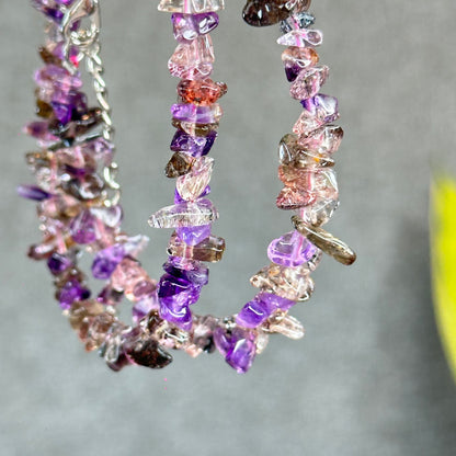 Natural Super 7 Bracelet with Clasp Size 7 mm