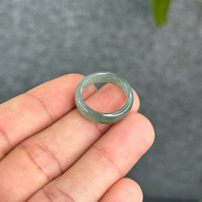 Natural Light Water Green Jadeite Jade Semi Translucent Size 1.66
