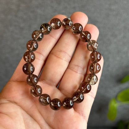 Smokey Quartz Bracelet Size 9.5-10 mm