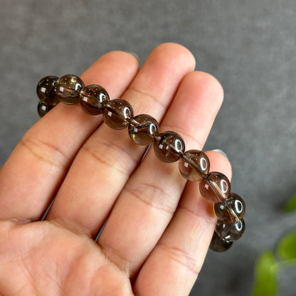 Smokey Quartz Bracelet Size 9.5-10 mm