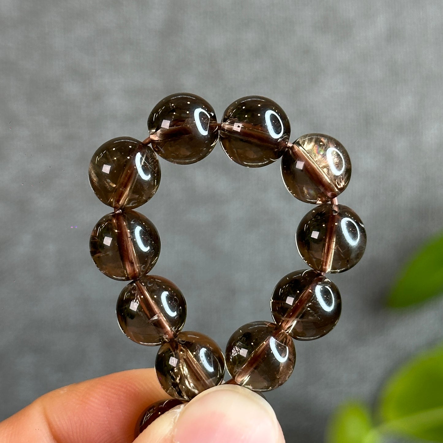 Smokey Quartz Bracelet Size 9.5-10 mm