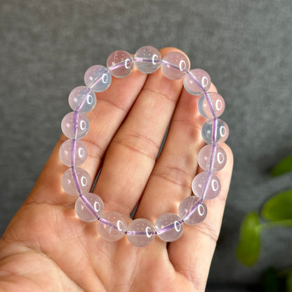 Lavender Moon Quartz Bracelet Size 10.5 mm