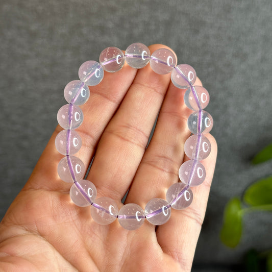 Lavender Moon Quartz Bracelet Size 10.5 mm