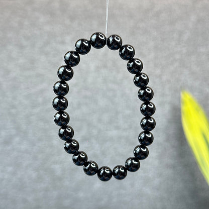 Natural Black Tourmaline Bracelet Size 8 mm