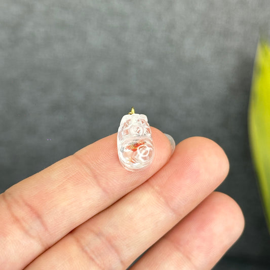 Natural Koi Fish Quartz Pixiu Charm