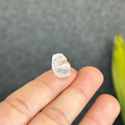 Natural Koi Fish Quartz Pixiu Charm