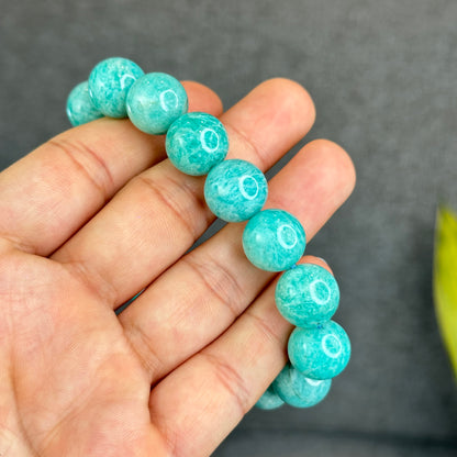 Natural Amazonite Bracelet Size 13.5 mm