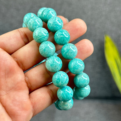 Natural Amazonite Bracelet Size 13.5 mm