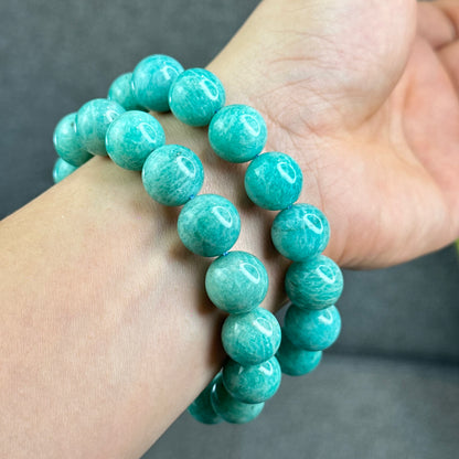 Natural Amazonite Bracelet Size 13.5 mm