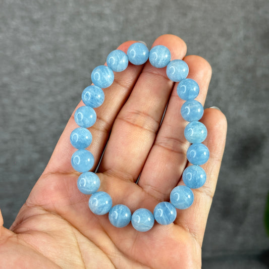 Aquamarine Bracelet Size 9.5-10 mm