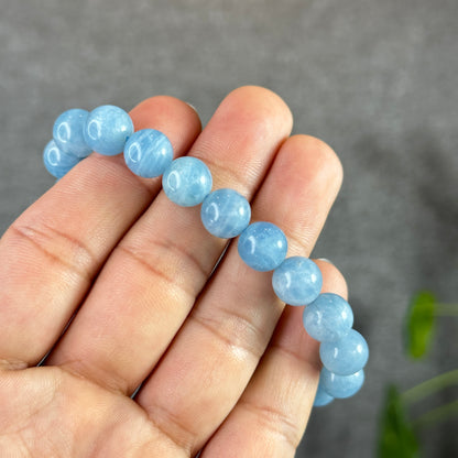 Aquamarine Bracelet Size 9.5-10 mm