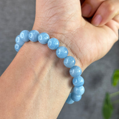 Aquamarine Bracelet Size 9.5-10 mm