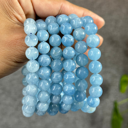 Aquamarine Bracelet Size 9.5-10 mm