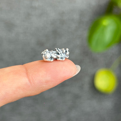 Pixiu Silver Charm Small