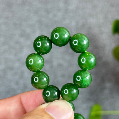 Natural Nephrite Jade VIP Bracelet Size 10 mm