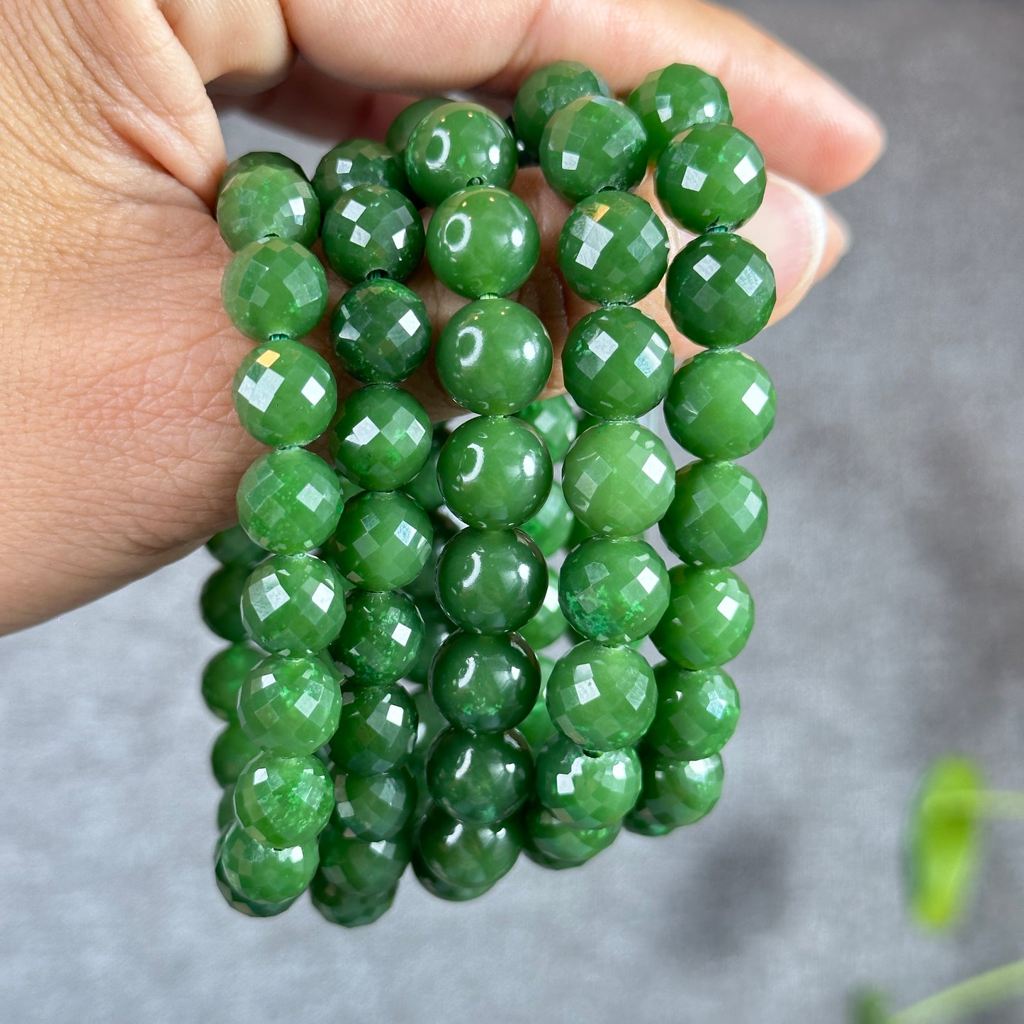 Nephrite Jade VIP Bracelet Size 10 mm