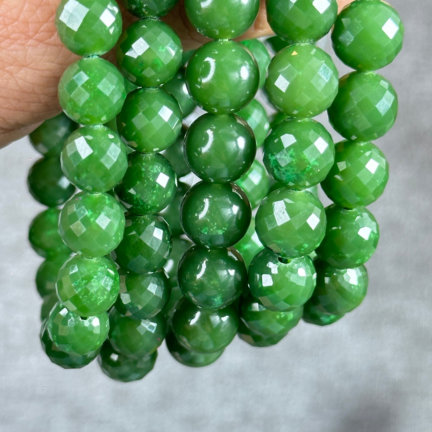 Natural Nephrite Jade VIP Bracelet Size 10 mm