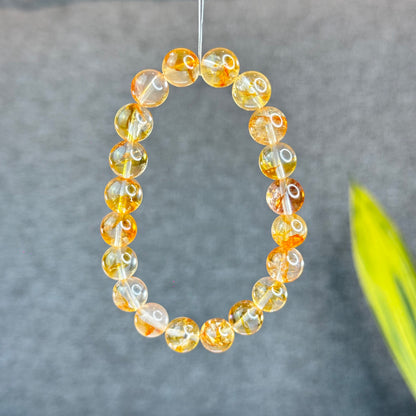 Natural Golden Healer Quartz Bracelet Size 10 mm