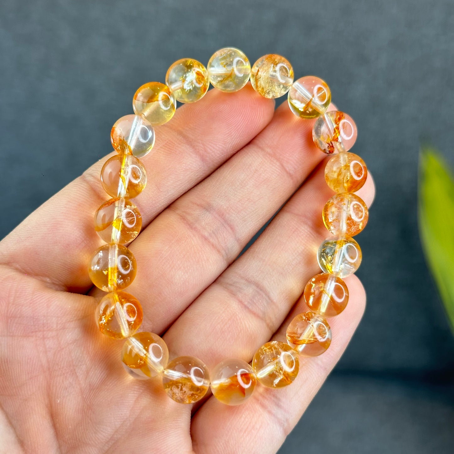 Natural Golden Healer Quartz Bracelet Size 10 mm