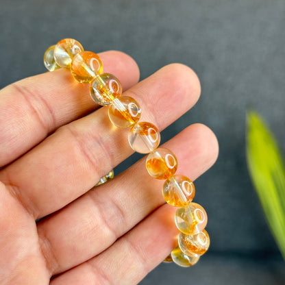 Natural Golden Healer Quartz Bracelet Size 10 mm