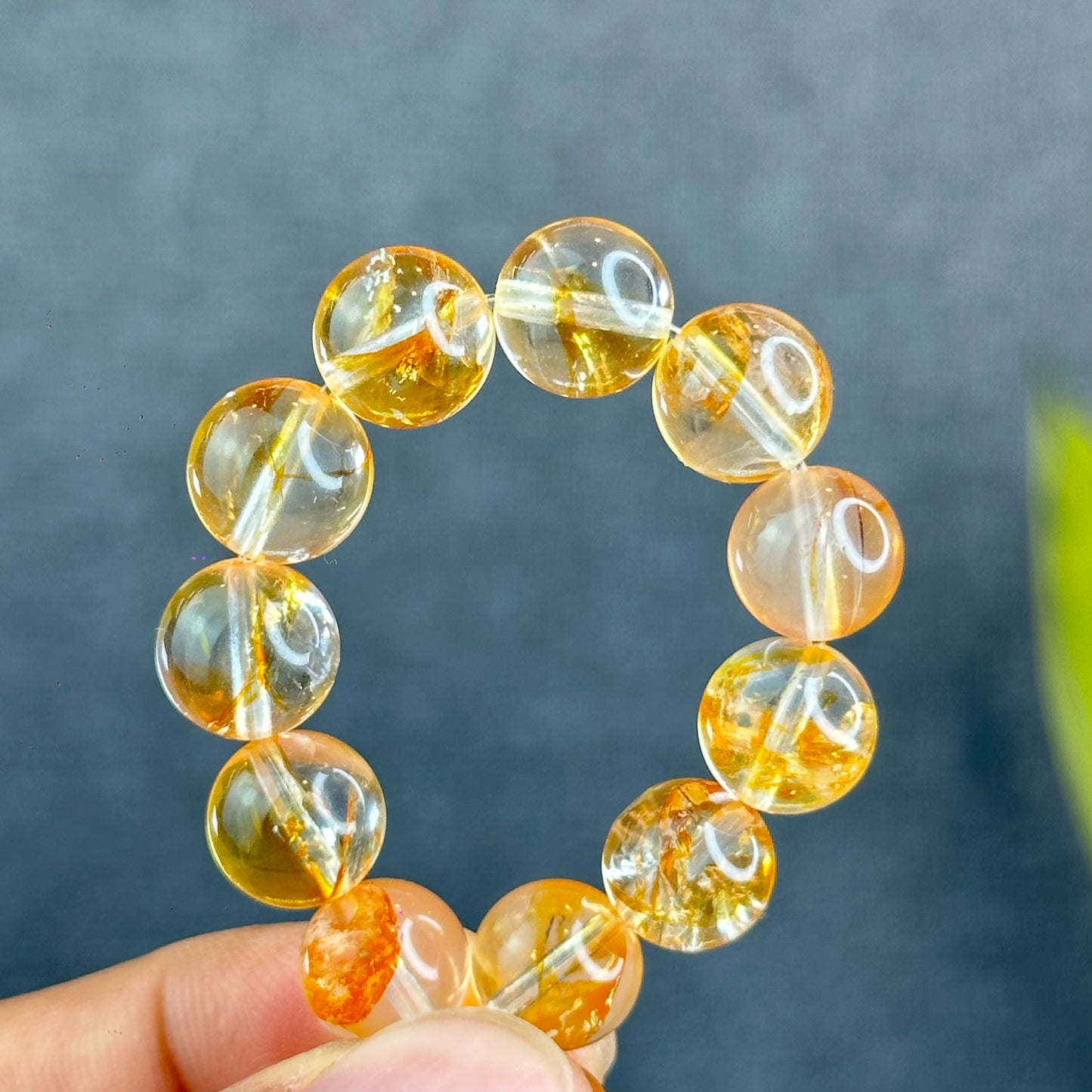 Natural Golden Healer Quartz Bracelet Size 10 mm