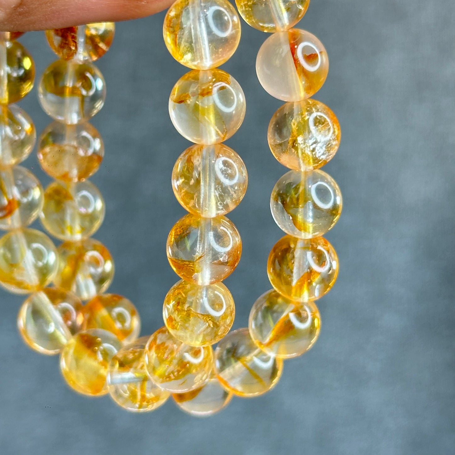 Natural Golden Healer Quartz Bracelet Size 10 mm