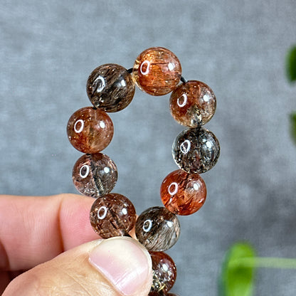 Rutilated Quartz Bracelet Size 10.5 mm