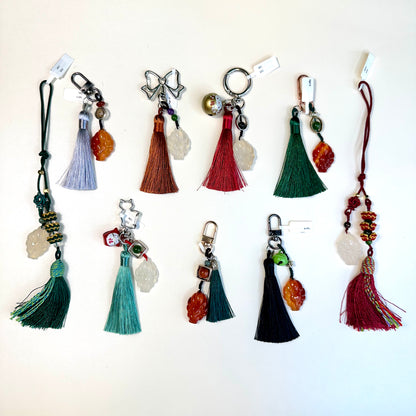 9 Tail Fox Ho Ly Natural White Agate VIP Accessory