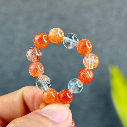 Natural Arusha Golden Sunstone Bracelet Size 7.5 mm - High Quality