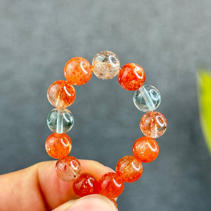 Natural Arusha Golden Sunstone Bracelet Size 7.5 mm - High Quality