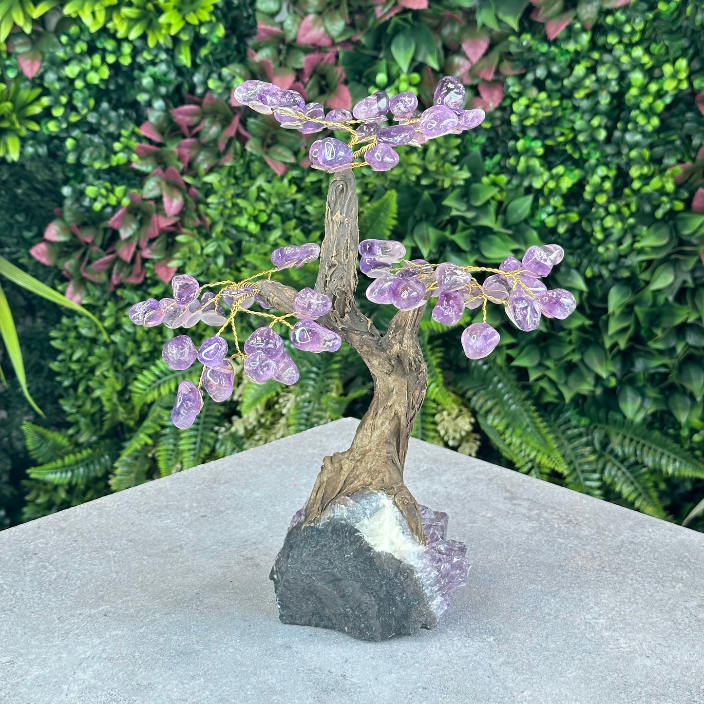 Natural Amethyst Bonsai Tree
