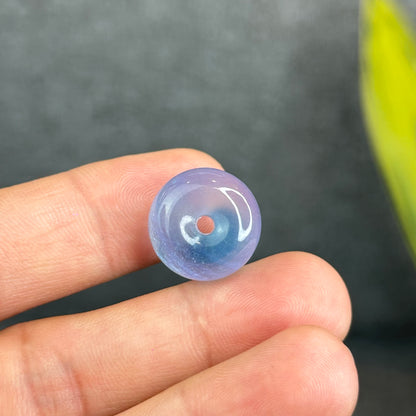 Natural Aquamarine Donut Charm