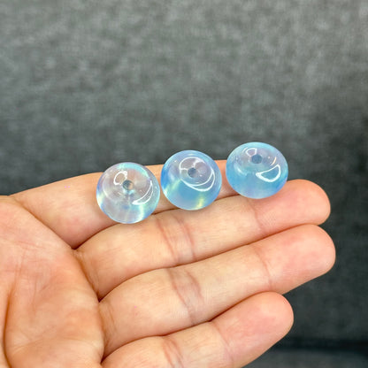 Natural Aquamarine Donut Charm