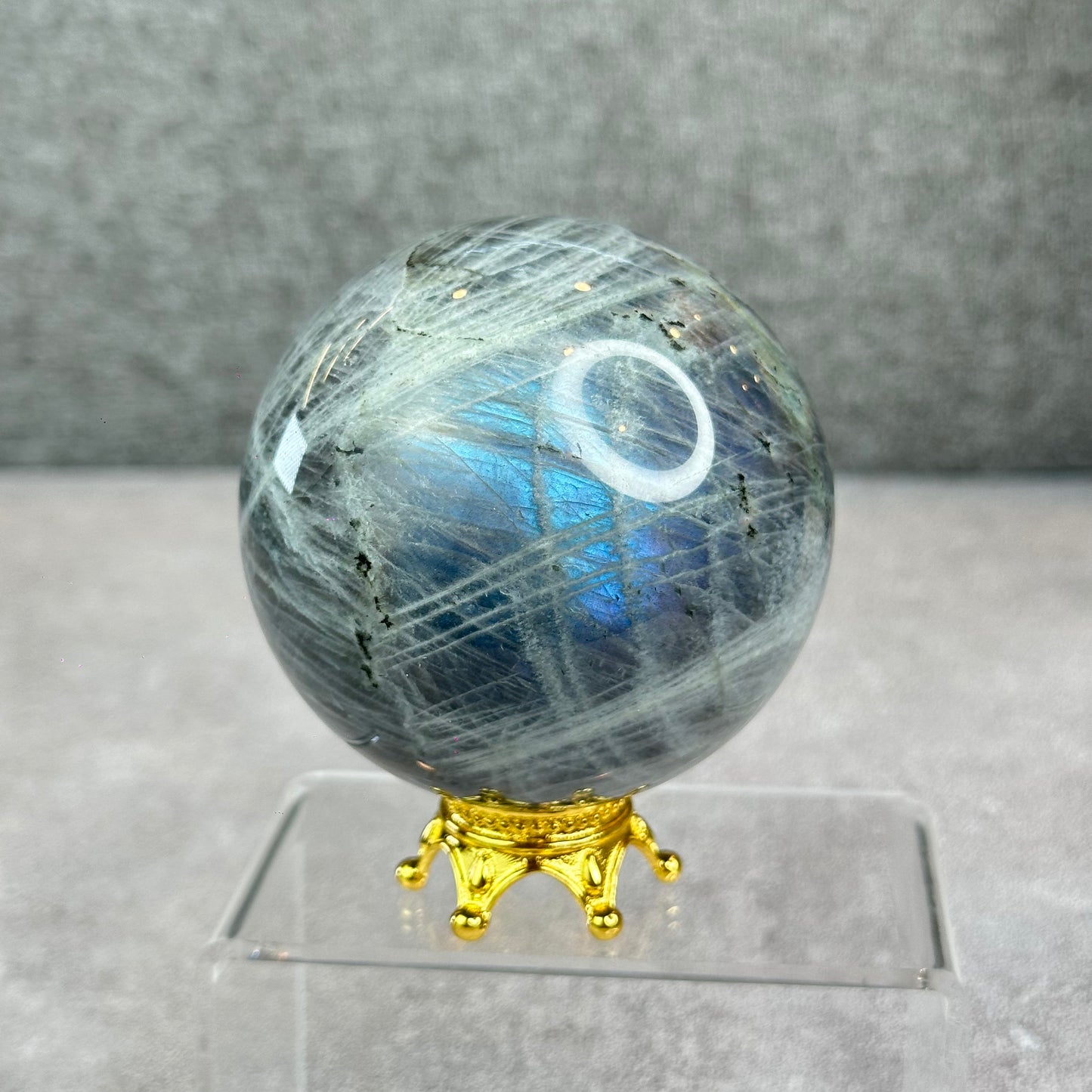 Natural Labradorite Sphere