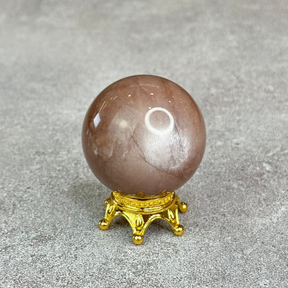 Natural Peach Sunstone Sphere