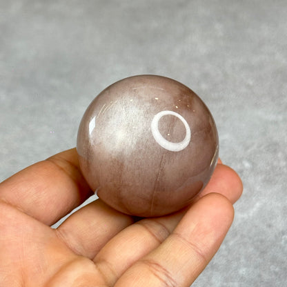Natural Peach Sunstone Sphere