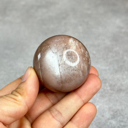 Natural Peach Sunstone Sphere