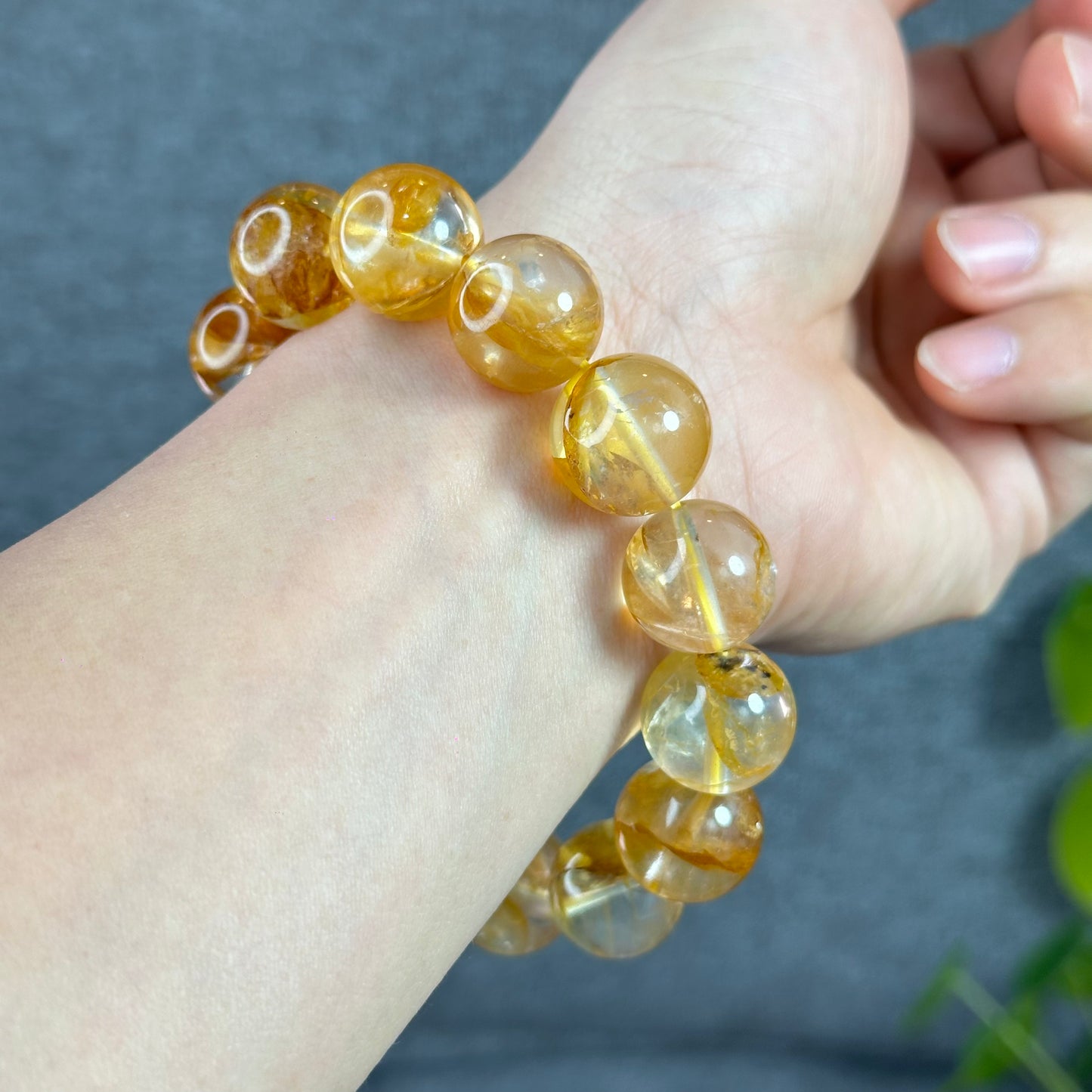 Natural Golden Healer Bracelet Size 16 mm