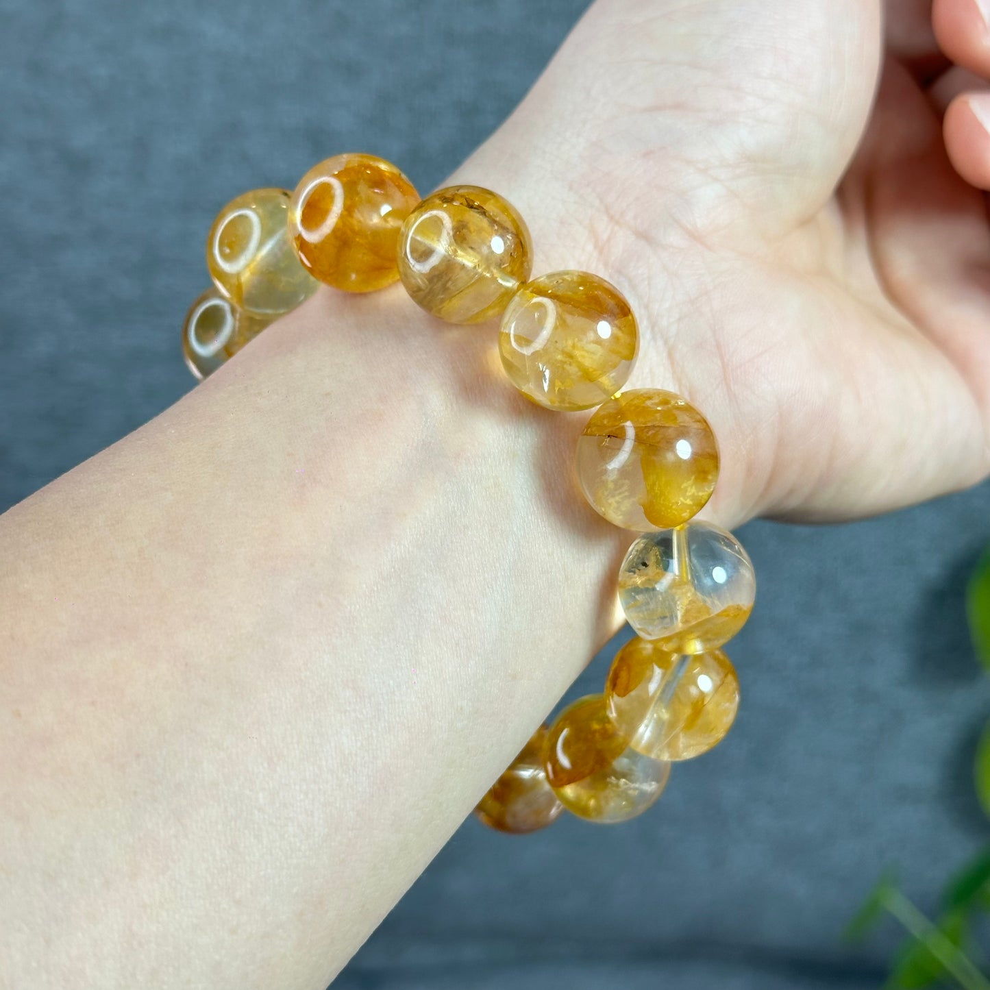Natural Golden Healer Bracelet Size 16 mm