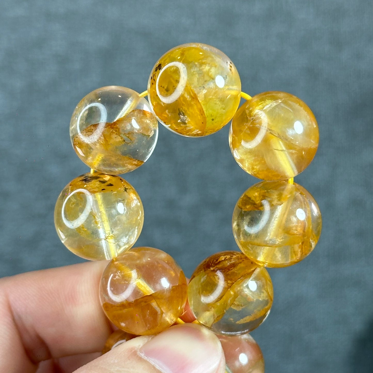 Natural Golden Healer Bracelet Size 16 mm